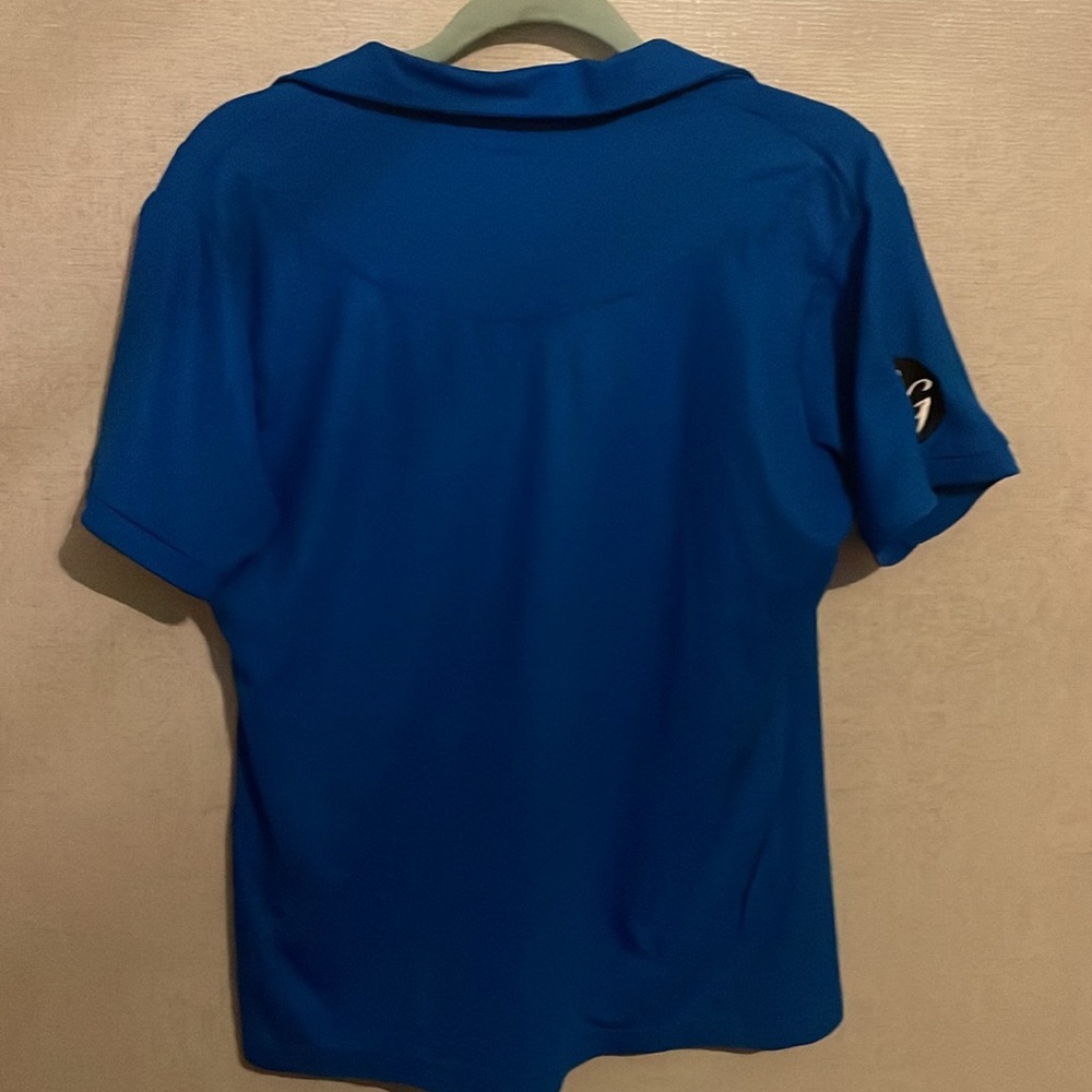 Like new, Plain blue southern glazers polo shirt